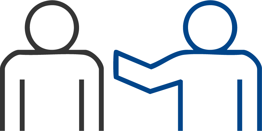 Konfliktberatung und im Konflikt-Coaching​​ icon